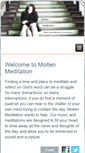 Mobile Screenshot of moltenmeditation.com